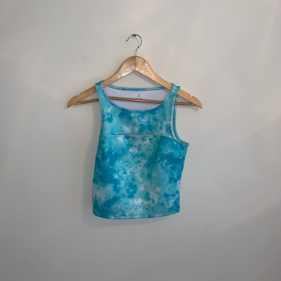 decree green & blue top size XS - Picture 2 of 7